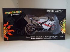 Minichamps Valentino Rossi Collection - a 1:12 scale diecast model Yamaha YZR-M1,