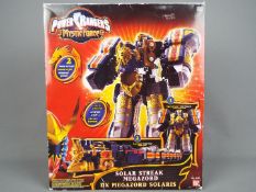 Ban Dai Power Rangers Mystic Force - a boxed Transformer, Solar Streak Megazord,