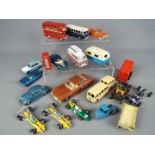 Dinky Toys, Corgi Lone Star - An unboxed group of 19 diecast vehicles and accessories,