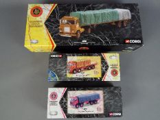 Corgi - Three boxed Limited Edition diecast model trucks from the Corgi 'British Road Services'