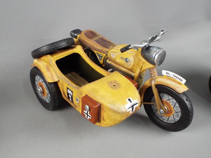 Cherilea - Three unboxed Cherilea #016 Motorcycle and Sidecar suitable for 'Action Man'. - Image 2 of 3