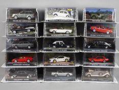 GE Fabbri - 15 boxed diecast model vehicles from 'The James Bond Car Collection' range by GE Fabbri.