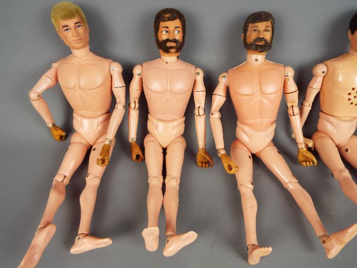 Palitoy - Six unboxed and naked vintage 'Action Man' figures by Palitoy. - Image 2 of 7