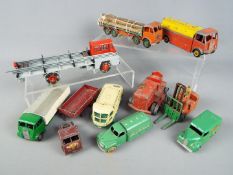 Dinky Toys - A group of 10 unboxed diecast commercial vehicles by Dinky Toys.