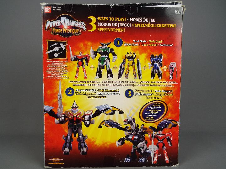 Ban Dai Power Rangers Mystic Force - a boxed Transformer, Titan Megazord, - Image 2 of 4