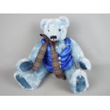 Bobby Bears - A blue plush 'Bobby Bear' measuring approximately 46cms in height dressed in blue