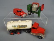 Triang Minic, DCMT, Micro - An interesting lot of three diecast and tinplate models.