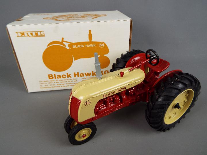 Ertl - A boxed diecast 1:16 #4138PA Black Hawk 50 tractor from Ertl's National Farm Toy Museum