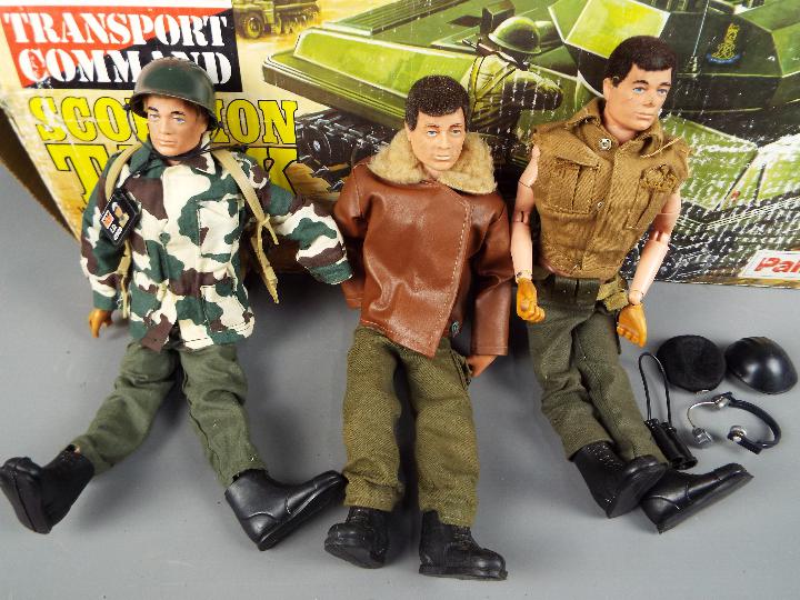Palitoy - Three unboxed vintage 'Action Man' figures with a boxed Palitoy 'Action Man' Scorpion - Image 2 of 5