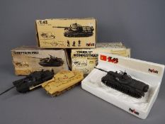Polistil - Three boxed diecast model Tanks by Polistil Lot contains Cheiftain MK3;