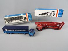 Lion Car - A pair of boxed diecast commercial vehicles from Lion Car.