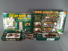 Corgi - 13 boxed / carded diecast 'Eddie Stobart' diecast and plastic vehicles by Corgi.