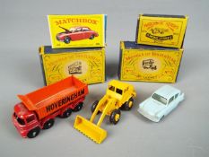 Matchbox , Lesney, Moko - A collection of seven predominately boxed diecast vehicles by Matchbox.