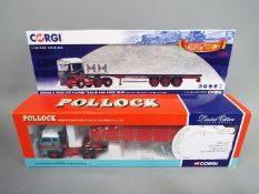 Corgi - Two boxed Limited Edition diecast 1:50 scales model trucks.