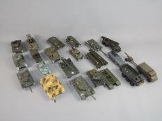 Solido - A battalion of 20 unboxed diecast militatry vehicles by Solido.