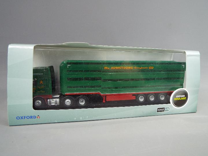 Oxford Diecast - A collection of eight boxed 1:76 scale haulage and construction vehicles from - Image 2 of 3