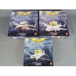 Corgi Aviation Archive - Three boxed diecast 1:144 scale civilian and military aircraft from Corgi