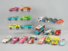 Corgi, Matchbox - In excess of 20 unboxed diecast model vehicles in variouss scales.