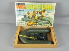 Palitoy - A boxed vintage Palitoy 'Action Man' Assault Craft, containing Craft, rope,