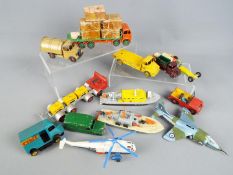 Dinky Toys - A collection of 13 unboxed Dinky Toys.