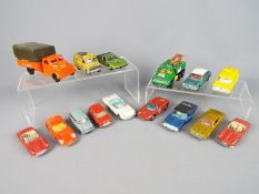 Dinky Toys, Corgi Toys, Politoys, Lone Star, Matchbox - An unboxed group of 15 diecast vehicles,