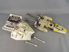 Star Wars, Kenner - Two unboxed vintage Star Wars vehicles.