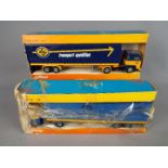 Tekno - Two boxed 1:50 scale diecast rucks by Tekno.