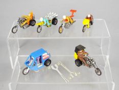 Hot Wheels Rrrumblers - A collection of six unboxed Rrrumblers by Hot Wheels.