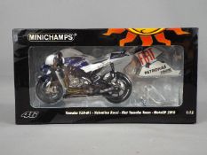 Minichamps Valentino Rossi Collection - a 1:12 scale diecast model Yamaha YZR-M1, Fiat Yamaha Team,