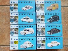 Vanguard - eight 1:43 scale precision diecast model Police vehicles,