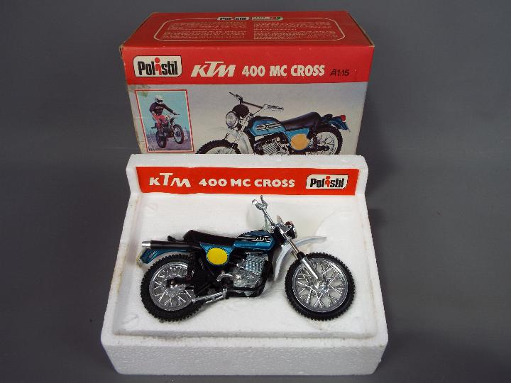 Polistil - A group of three boxed diecast motorcycles from Polistil. - Image 5 of 8