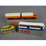 Conrad, NZG - Three boxed diecast model vehicles,