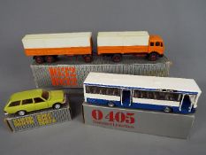 Conrad, NZG - Three boxed diecast model vehicles,