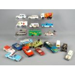 Corgi, Matchbox, Dinky Toys and other - Approximately 20 unboxed diecast vehicles.