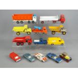 Dinky Toys - An unboxed collection of 13 diecast Dinky Toys.