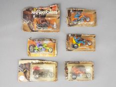 Hot Wheels Rrrumblers - A collection of six 'carded' Rrrumblers by Hot Wheels.