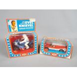 Ideal - Two boxed vintage boxed collectable Ideal 'Evel Knievel' Precision Miniatures diecast #