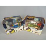 Polistil - Two boxed and unusual diecast 'Ufobots' from Polistil.