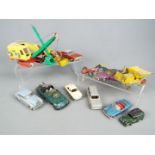 Dinky Toys, Spot-On - 12 unboxed diecast vehicles.