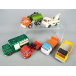 Dinky Toys - A collection of six Bedford TK diecast Dinky Toys together with an original empty #114