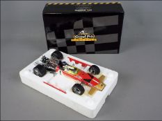 Exoto Grand Prix Classics - a 1:18 scale model of a Graham Hill Lotus Ford type 49b race car