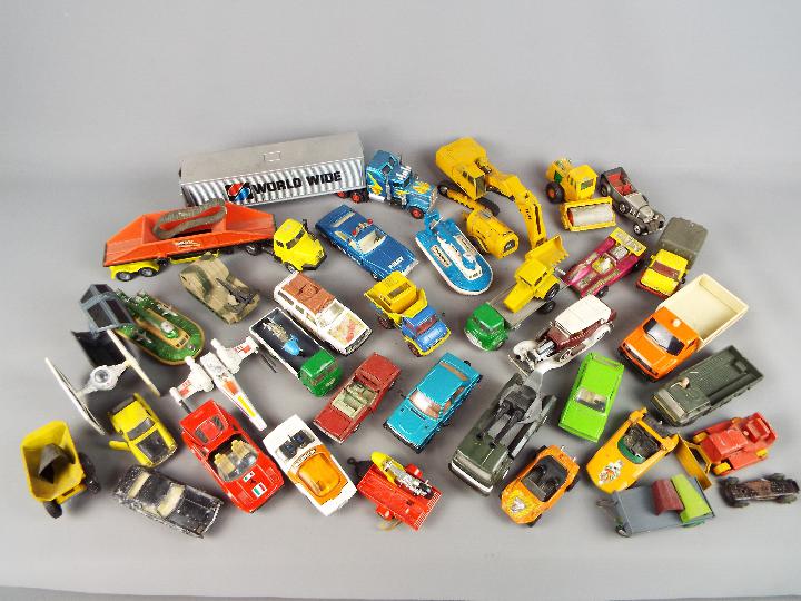 Corgi, Matchbox, NZG and others - Over 30 unboxed diecast vehicles in a variety of scales.