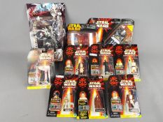 Star Wars, Hasbro - Ten boxed modern Star Wars action figures and accessories.