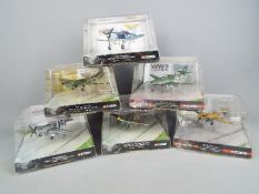 Corgi Aviation Archive - Six boxed diecast 1:72 scale military aircraft from the Corgi 'WWII