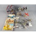 Corgi, Airfix, Del Prado - A mixed collection of 4 boxed Corgi Forward March figures,