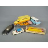 Dinky Toys - Four unboxed and desirable Dinky Toys.