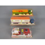 Majorette - Three boxed diecast vehicles by Majorette, including #3033 Fire Truck,