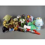 Star Wars - A collection of mainly Star Wars orientated toys, games, plush toys,