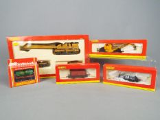 Hornby - Five boxed items of OO gauge rolling stock.