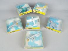 Corgi Aircraft - Six cased diecast Corgi Aircraft.